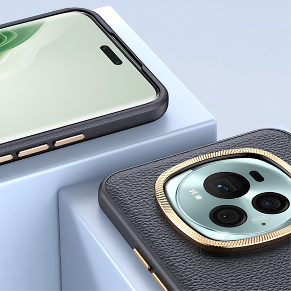 Kožené pouzdro pro Honor Magic 6 Pro 5G, leather hybrid, černé