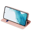 Pouzdro Dux Ducis pro Samsung Galaxy A54 5G, Skinpro, růžové rose gold