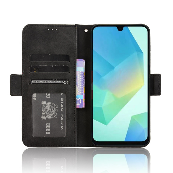 Klopové pouzdro pro Oppo Reno 14F, slot na karty, peněženka, černé