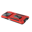 Pancéřové pouzdro pro Xiaomi Redmi Note 13 5G, CamShield Slide, červené + tvrzené sklo 9H