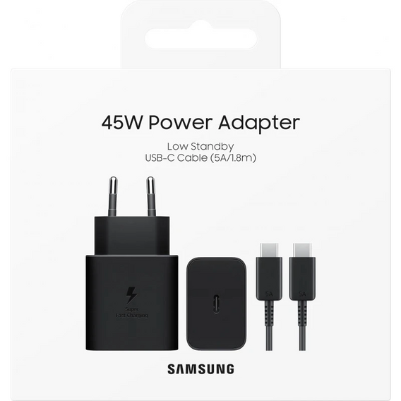 Síťová nabíječka 45 W GaN EP-T4511 USB-C Power Delivery pro Samsung Galaxy
