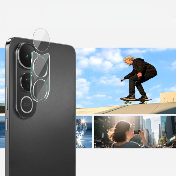 Tvrzené sklo na fotoaparát pro Vivo V50 Lite 4G / 5G, průhledné