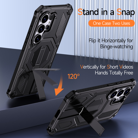 Ochranné pouzdro s podstavcem kompatibilní s MagSafe pro Samsung Galaxy S26 Ultra