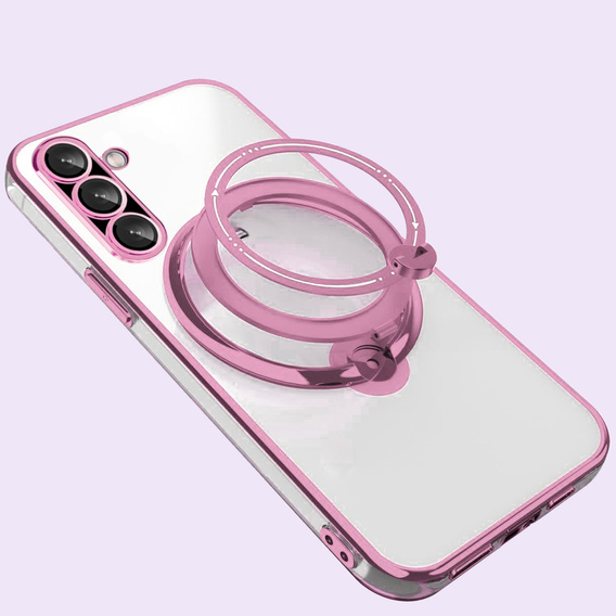 Magnetické pouzdro pro Samsung Galaxy A36 5G, pro MagSafe, růžové