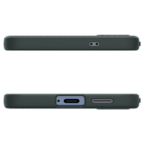 Pouzdro Spigen Liquid Air zelené pro Samsung Galaxy S25
