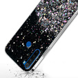 Pouzdro pro Xiaomi Redmi Note 8T, Glittery, černé