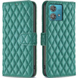 Klopové pouzdro pro Motorola Edge 40 Neo, Wallet, BINFEN COLOR, zelené