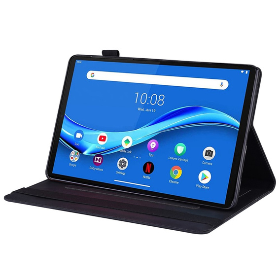 Pouzdro pro Lenovo Tab M10 Plus 10.6 Gen 3 TB-125F TB-128F, Classic, s prostorem pro stylus, černé