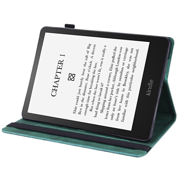 Pouzdro s klopou pro Amazon Kindle Paperwhite 5 (2021), flower, modré