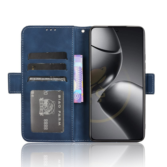 Klopové pouzdro pro Xiaomi 14T Pro, Card Slot, námořnicky modré