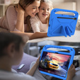 Dětské pouzdro pro Samsung Galaxy Tab S9 FE / S10 FE, s rukojetí, modré