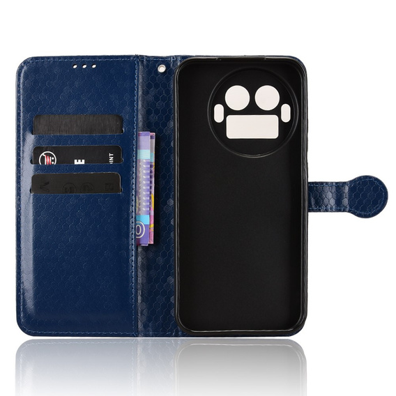 Pouzdro s klopou Wallet Rhombus pro Realme GT 8 Pro