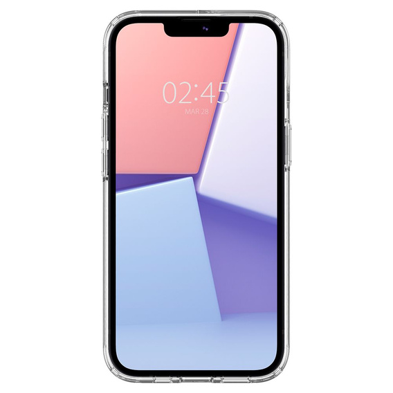 Pouzdro MagSafe Spigen pro iPhone 13 Mini, Ultra Hybrid, bílé + 9H tvrzené sklo