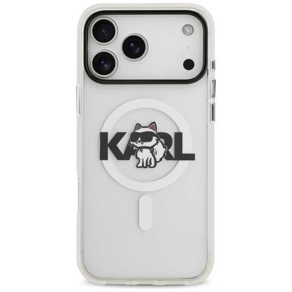 Pouzdro Karl Lagerfeld IML Choupette MagSafe pro iPhone 17 Pro