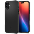 Pouzdro Spigen pro iPhone 16 Plus, Thin Fit Mag, šedé + 9H tvrzené sklo