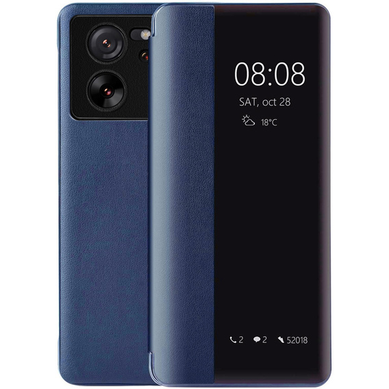 Pouzdro pro Xiaomi 13T / 13T Pro, s boční klapkou, modré