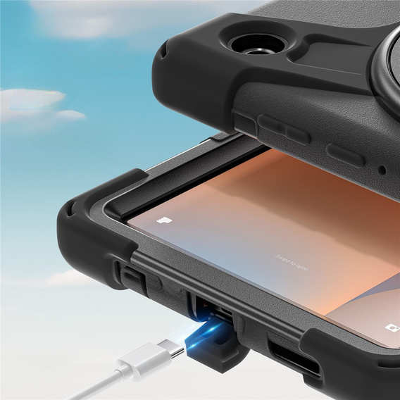 Pevné pouzdro s podstavcem a ramenním popruhem pro Samsung Galaxy Tab A11