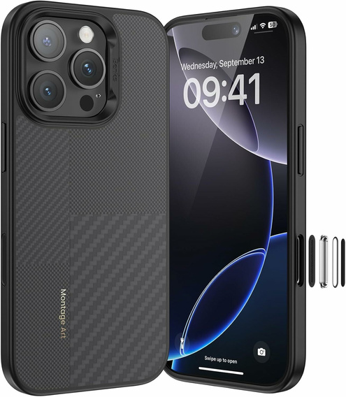 Pouzdro Benks Montage Magnetic Armor Pro Kevlar (600D/1500D) pro iPhone 16 Pro