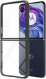 Pouzdro pro Motorola Razr 50 Ultra, Fusion Hybrid, transparentní / černé