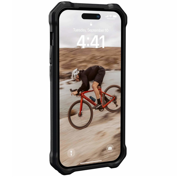 Pouzdro Urban Armor Gear pro iPhone 14 Pro, Essential Armor MagSafe, černé