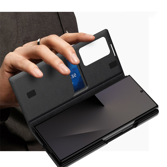 Pouzdro s klopou Smart View Wallet pro Samsung Galaxy Z Fold7 5G