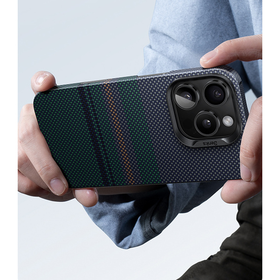 Pouzdro BENKS Kevlar Magnetic Armor Air Aurora 600D SA66 pro MagSafe pro iPhone 16 Pro Max