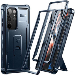 Pancéřové pouzdro pro Samsung Galaxy S23 Ultra, Dexnor Full Body (Two Frames), námořnicky modré