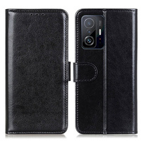 Klopové pouzdro pro Xiaomi 11T / 11T Pro, Crazy Horse Wallet, černé