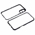 Pouzdro pro iPhone 16, Magnetic Dual Glass, černé