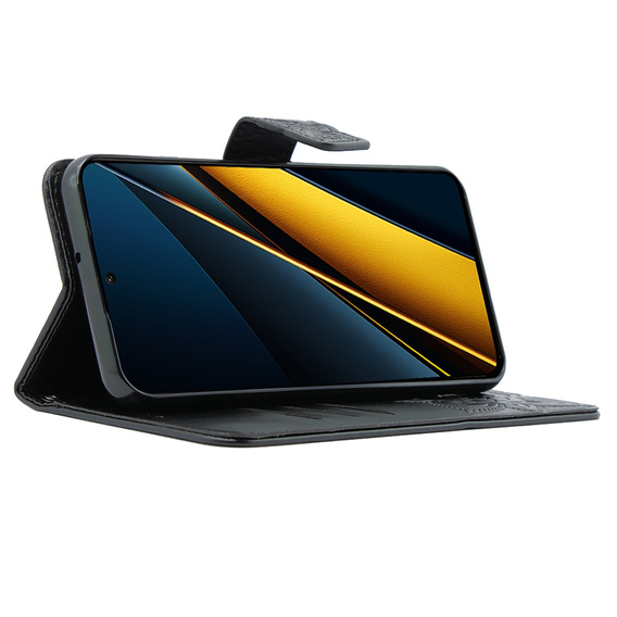 Klopové pouzdro pro Xiaomi Poco X6 Pro 5G, Butterfly, fialové