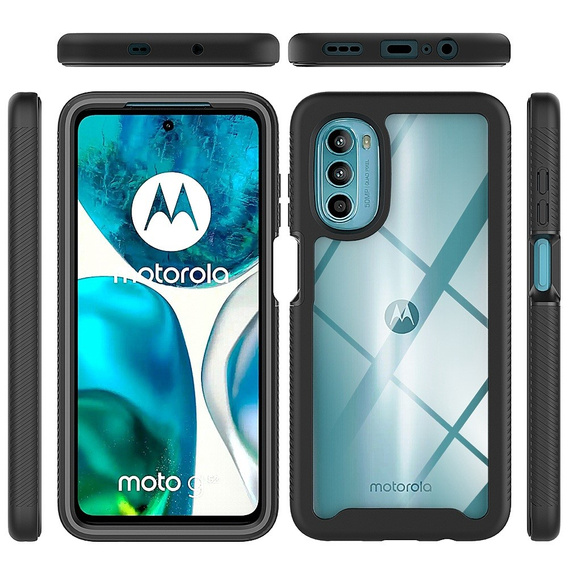 Pouzdro pro Motorola Moto G52 4G / G82 5G, Shockproof, s fólií, černé