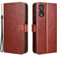 Klopové pouzdro pro TCL 40 NxtPaper, Crazy Horse Wallet, hnědé