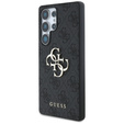 Pouzdro GUESS pro Samsung Galaxy S25 Ultra, 4G Big Metal Logo, černé
