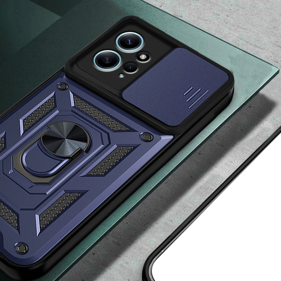 Pouzdro pro Xiaomi Redmi Note 12 4G, CamShield Slide, modré