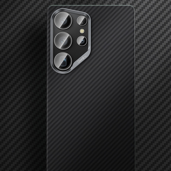 Pouzdro BENKS Kevlar pro Samsung Galaxy S25+ Plus, pro MagSafe, Carbon Fiber, černé