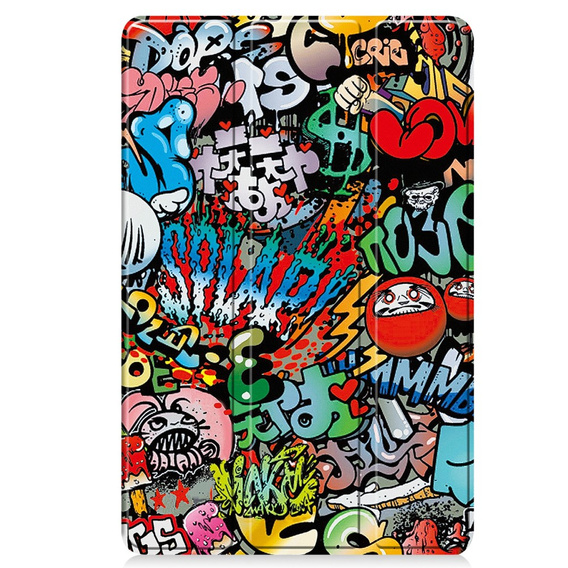 Pouzdro pro Xiaomi Redmi Pad Pro / Xiaomi Poco Pad, Smartcase, graffiti