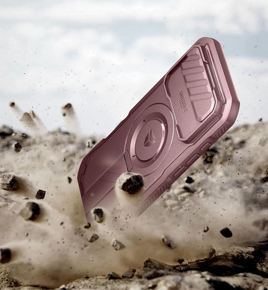 Pancéřové pouzdro Dexnor se stojánkem a spouští fotoaparátu, pro MagSafe pro iPhone 17 Air