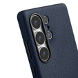 Pouzdro MELKCO pro Samsung Galaxy S25 Ultra, kožené, námořnicky modré