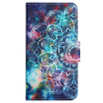 Klopové pouzdro pro Xiaomi Redmi 13C / Poco C65, Wallet, Starry Mandala, modré