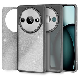 Pouzdro pro Xiaomi Redmi A3, Glittery Powder, černé
