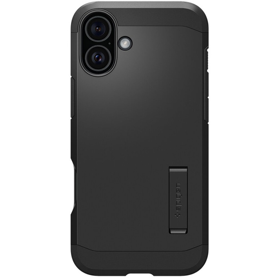 Pouzdro Spigen pro iPhone 16 Plus, Tough Armor Mag MagSafe, černé + 9H tvrzené sklo
