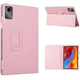 Pouzdro pro Lenovo Tab M11, bi-fold, s klopou, růžové