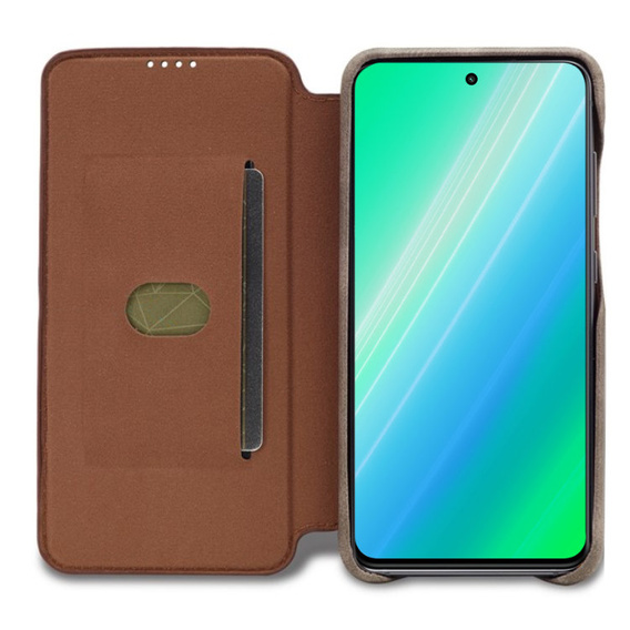 Klopové pouzdro pro Samsung Galaxy A54, ERBORD Retro, hnědé