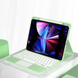 Pouzdro + klávesnice iPad Air 10.9 4 2020 / 5 2022, Touchpad, zelené