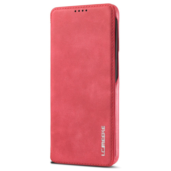 Klopové pouzdro pro Samsung Galaxy S22+ Plus 5G, LC.IMEEKE, červené