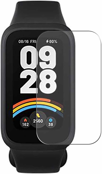 2x Tvrzené sklo ERBORD pro Xiaomi Smart Band 9 Active, s montážním rámečkem