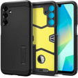 Pouzdro Spigen pro Samsung Galaxy A36 5G, Tough Armor Mag MagSafe, černé + 9H tvrzené sklo
