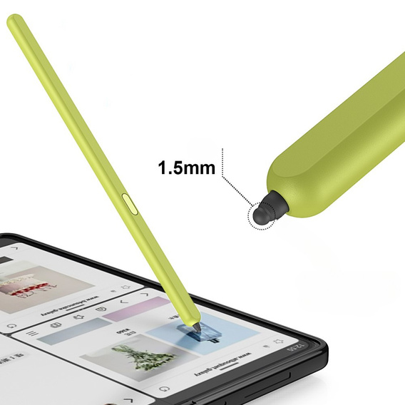 Stylus Touch Screen Stylus Pen pro Samsung Galaxy Z Fold5 5G / Z Fold6 5G, žlutý