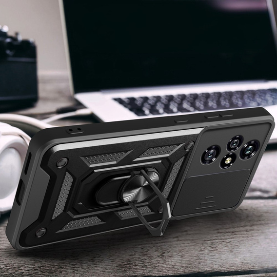 Pouzdro pro Honor 200 Pro 5G, CamShield Slide, černé