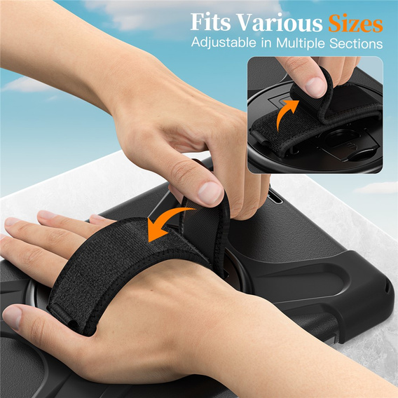 Pevné pouzdro s podstavcem a ramenním popruhem pro Lenovo Tab One